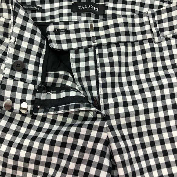 Talbots Women Hampshire Ankle Chino Flat Front Pants Size 2P 2 Petite M111 -1 - Picture 10 of 16